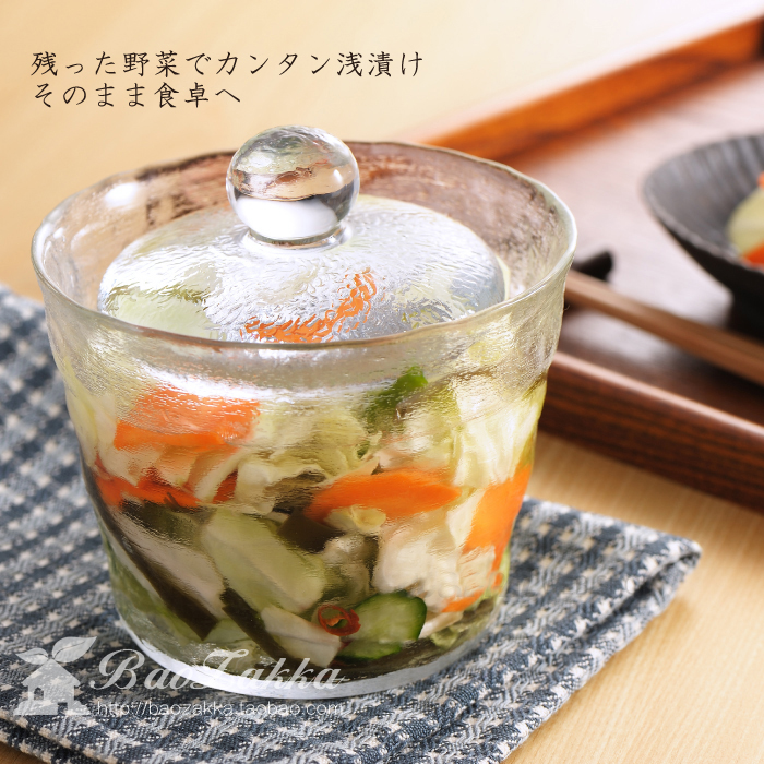 特惠BAOZAKKA 壹夜漬重石加厚玻璃漬物容器腌菜罐泡菜容器漬物瓶在類目 餐飲具, 餐具, 瓶/罐中 - 來自Buy2taobao.com提供專業的淘寶代購服務