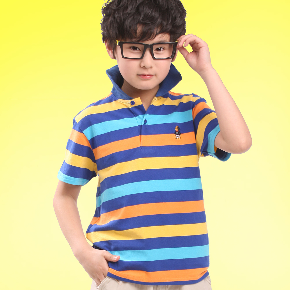 纯棉大童装POLO衫...