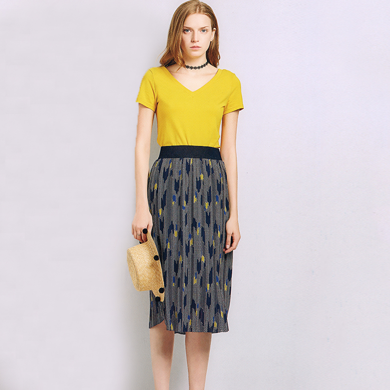 Ke series*Chiffon Decor Elastic waist Mori girl brand discount Summer wear 2019 New products Women's wear skirtin the Women's clothing/Boutique , Skirts category - from Buy2taobao.com to provide professional Taobao agent buy service