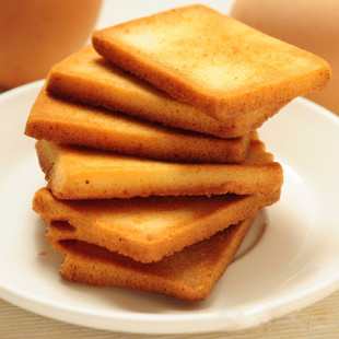  湖南特产零食 白鹤铁板鸡蛋煎饼250g比面包干好吃  早餐饼干