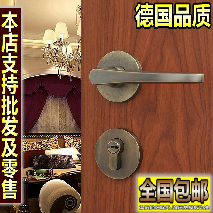 德国鸿瀛青古铜分体门锁 田园中式仿古门锁 简欧式房门锁室内门锁在类目 基础建材, 家用五金, 锁具, 机械门锁中 - 来自Buy2taobao.com提供专业的淘宝代购服务