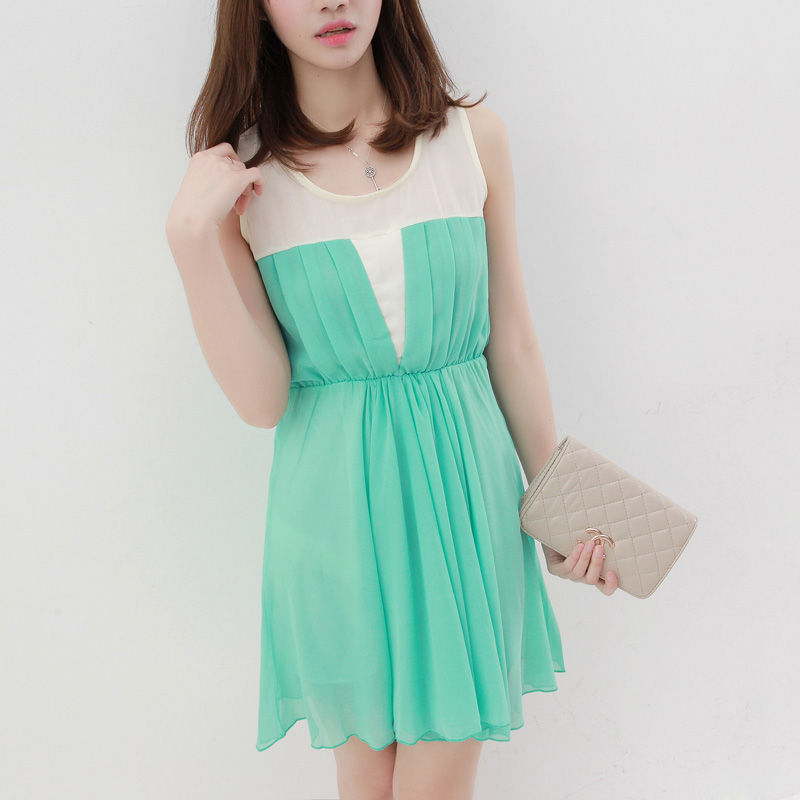 韩版简约感圆领...