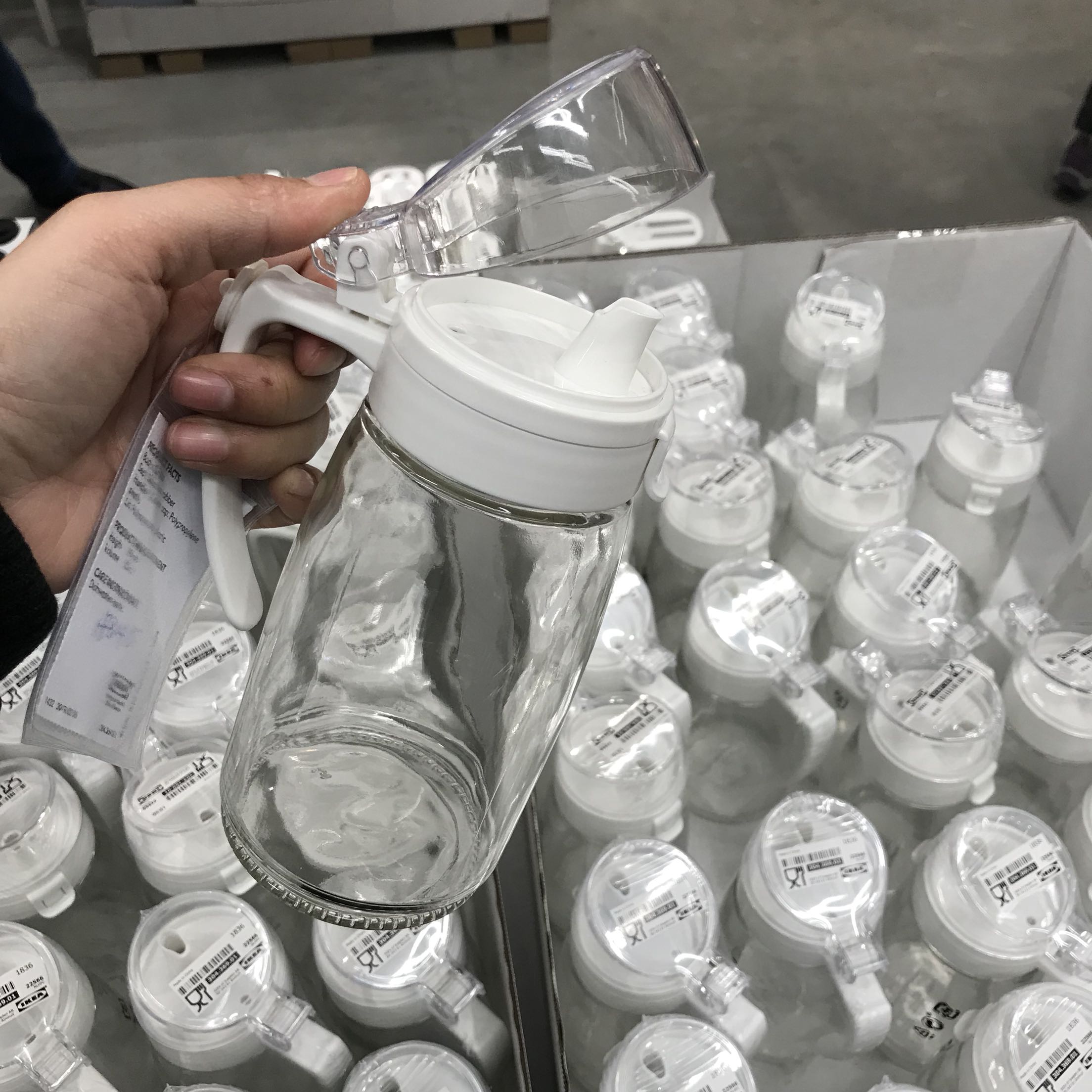 IKEA 2019 New products Good Glass Oil pot soy sauce Separate bottling Soler 550 Ml recommendedin the Kitchen/Cooking utensils , Kitchen Gadgets/Kitchen storage , Storage jars/Kitchen storage containers , Seasoning bottles category - from Buy2taobao.com to provide professional Taobao agent buy service