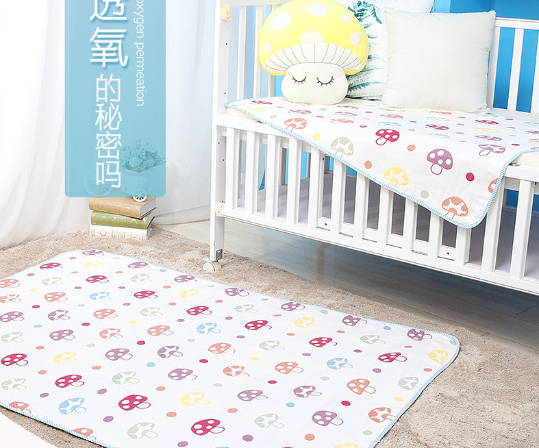6层纯棉纱布隔尿垫 两面可用70*120 微瑕疵|msdalam kategori lampin/Xihu/makan/push pelarik, lampin kain/Niaodian, Tilam air kencing setiap - dari Buy2taobao.com untuk memberikan perkhidmatan ejen Taobao profesional membeli