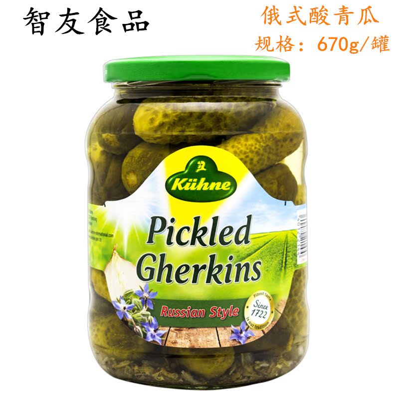 德國進口冠利牌俄式酸青瓜罐頭670g漢堡麥當勞專用小脆酸黃瓜罐頭在類目 水產肉類/新鮮蔬果/熟食, 水果製品, 水果罐頭中 - 來自Buy2taobao.com提供專業的淘寶代購服務