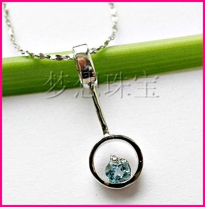 贵菲尔珠宝 925银天然蓝黄玉吊坠|msdalam kategori barang kemas/berlian/Emerald/emas, batu-batu berwarna/batu permata, Neckwear - dari Buy2taobao.com untuk memberikan perkhidmatan ejen Taobao profesional membeli