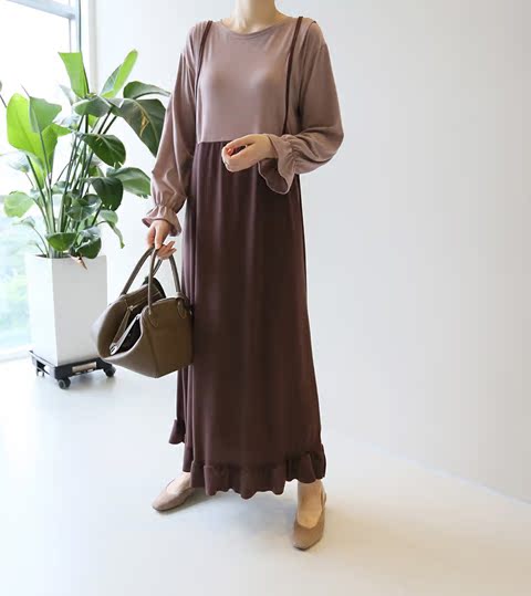 the republic of korea Agency purchase pregnant woman Autumn Dress 2018 new pattern Closing False two Color matching grace have more cash than can be accounted for Breastfeeding Dressin the Maternity/Maternal supplies/Nutrition , Maternity , Dress category - from Buy2taobao.com to provide professional Taobao agent buy service