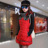 新款亮面<em>女</em>羽绒<em>棉马甲女</em>冬<em>加厚</em>保暖冬双面穿马