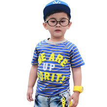 The gifted musicians cool Korean children 2013 Summer Boys T-shirt striped shirt the children wild short-sleeved T-shirts 10453