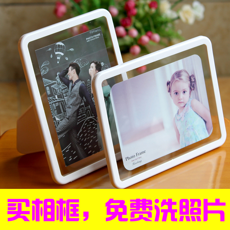 7寸8寸创意玻璃相架摆台创意现代简约个性相框影楼礼品冲洗照片加|ruв категории Домашний быт, рамка/рамка - от Buy2taobao.com для оказания профессиональной услуги покупки агента Taobao