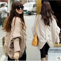 精品导购<em>手工</em> 编织 毛衣<em>韩版</em>复古秋冬棒针新款