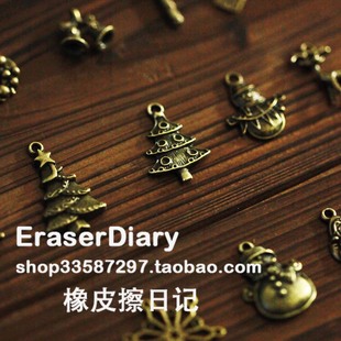  DIY饰品材料配件 复古 圣诞 合集 挂饰135#