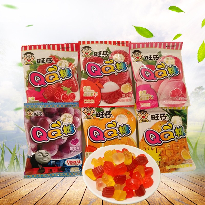 Wang Zi QQ Big bag of sugar 23g*/ bulk Gummy snacks children blend flavor fruit fruit juice Soft sweetsin the Snacks/Nuts/Specialty , Sweets and snacks/Jelly/Pudding , Candy category - from Buy2taobao.com to provide professional Taobao agent buy service