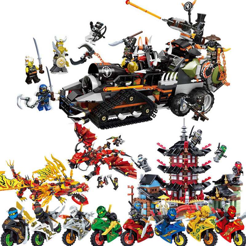 compatible Lego Ninja Phantom Movie Minifigures Dragon Puzzle Assemble Building blocks boy children Toysin the Toy/Childs/Puzzle/Building block/Model , Other Toys category - from Buy2taobao.com to provide professional Taobao agent buy service