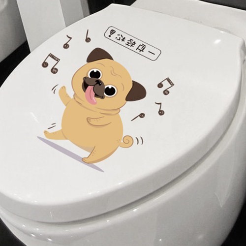 toilet lid Decorative stickers originality Paste lovely Funny Cartoon toilet waterproof Refrigerator cabinet Stickerin the Home accessories , Stickers , Toilet posts category - from Buy2taobao.com to provide professional Taobao agent buy service