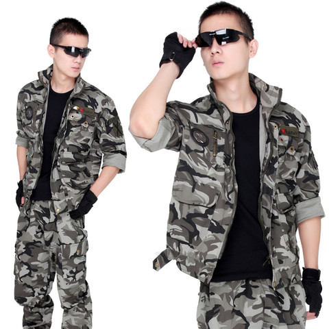 热销军迷服饰 户外军迷服饰男士迷彩服套装美