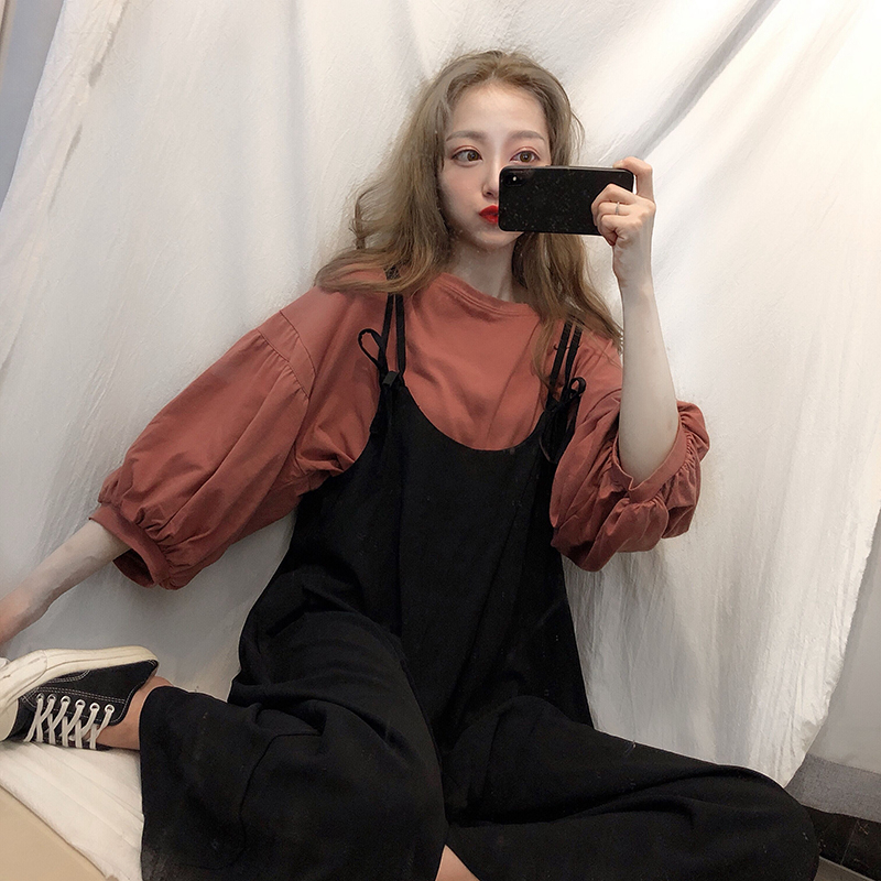 胖mm2019新款韩版阔腿裤套装腰粗遮肚大码女装夏装显瘦洋气两件套在类目 女装/女士精品, 大码女装中 - 来自Buy2taobao.com提供专业的淘宝代购服务