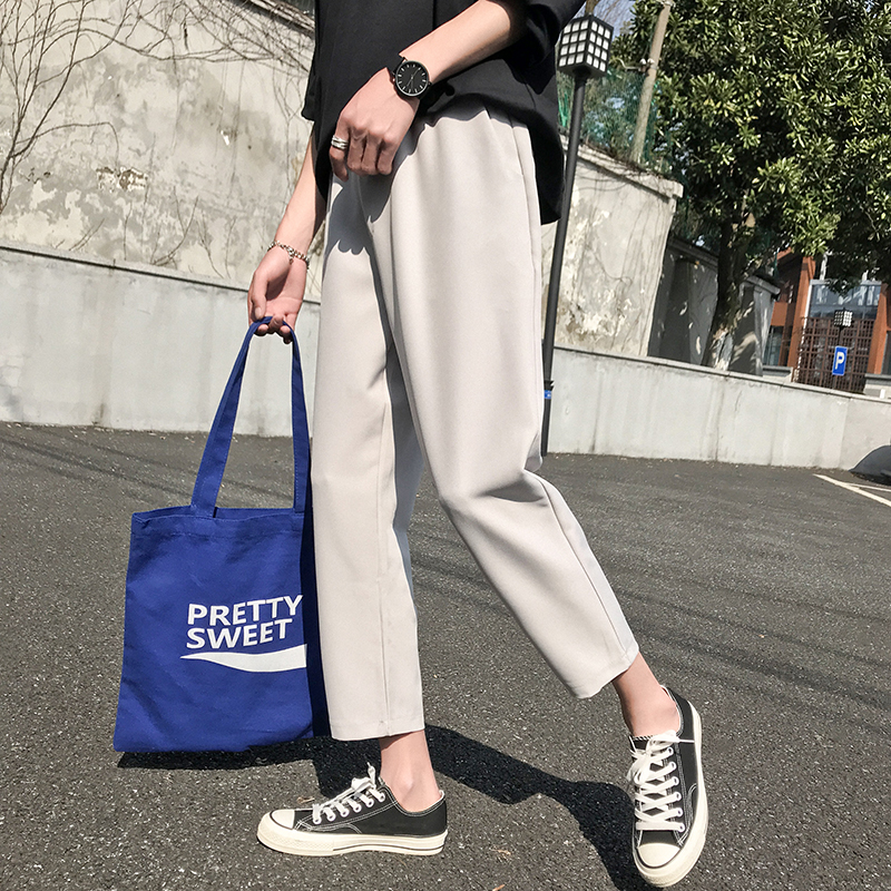 undefined Literary man solar system Versatile man Casual pants Korean Edition Easy Trend Ninth pants Straight trousers summerundefinedin the Men's clothing, Casual pants category - from Buy2taobao.com to provide professional Taobao agent buy service