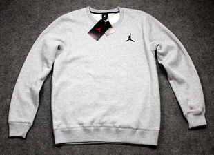  正品NIKE AIR JORDAN 套头圆领抓绒卫衣 男式运动针织套衫404500