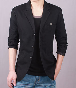 2014新款春装<em>男外套</em>美特斯邦威<em>男士休闲西装</em>