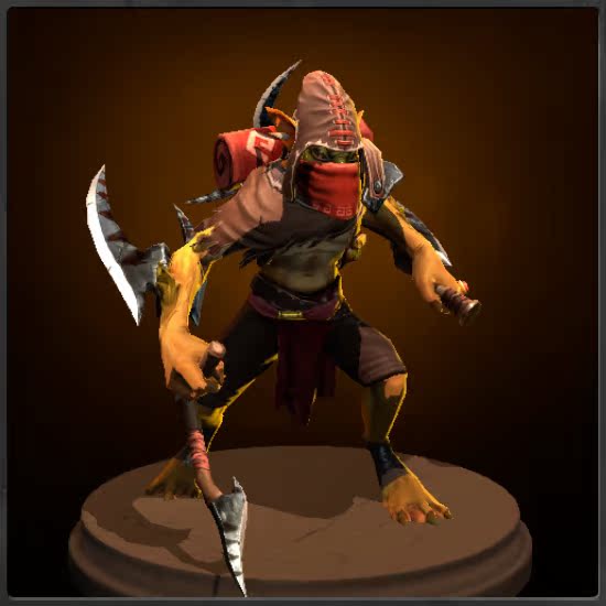 DOTA2国服赏金猎人饰品\/血染沙漠猎人套装\/赏