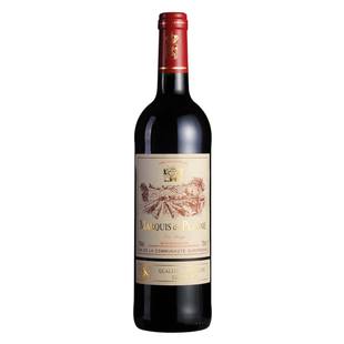  酒仙网 法国伯莱尼侯爵干红葡萄酒750ml 原瓶进口