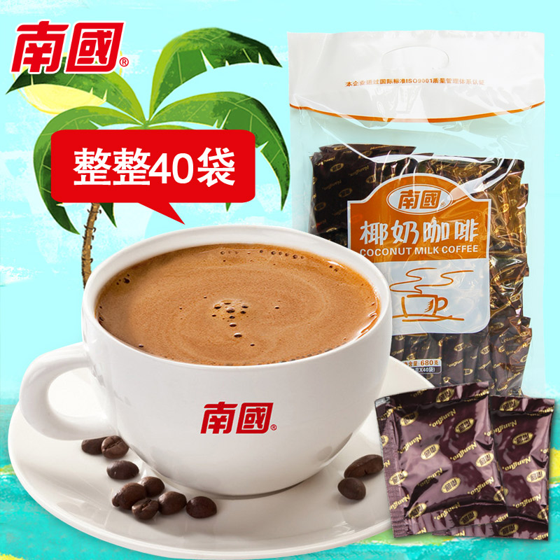 包邮 海南特产 南国食品 椰奶咖啡680g 速溶香浓咖啡粉|ruв категории кофе/хлопья/напиток, растворимый кофе/кофе/порошок, растворимый кофе - от Buy2taobao.com для оказания профессиональной услуги покупки агента Taobao