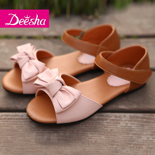  DEESHA笛莎童鞋女童夏新款公主韩版糖果色儿童凉鞋子