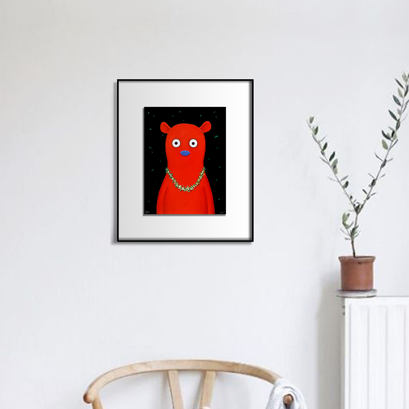 Perch Art a living room Decorative painting Entrance Restaurant Hanging picture Zhangzhanzhan Signed print I am beautiful>in the Home accessories , Decorative painting , Modern decorative painting category - from Buy2taobao.com to provide professional Taobao agent buy service