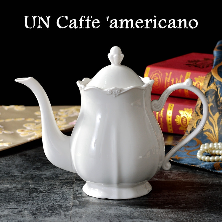 Western kettle Ceramic coffee pot 1000ml Pot European-style coffee pot Teapot teapot filterin the Tableware , Coffee , Coffee pot category - from Buy2taobao.com to provide professional Taobao agent buy service