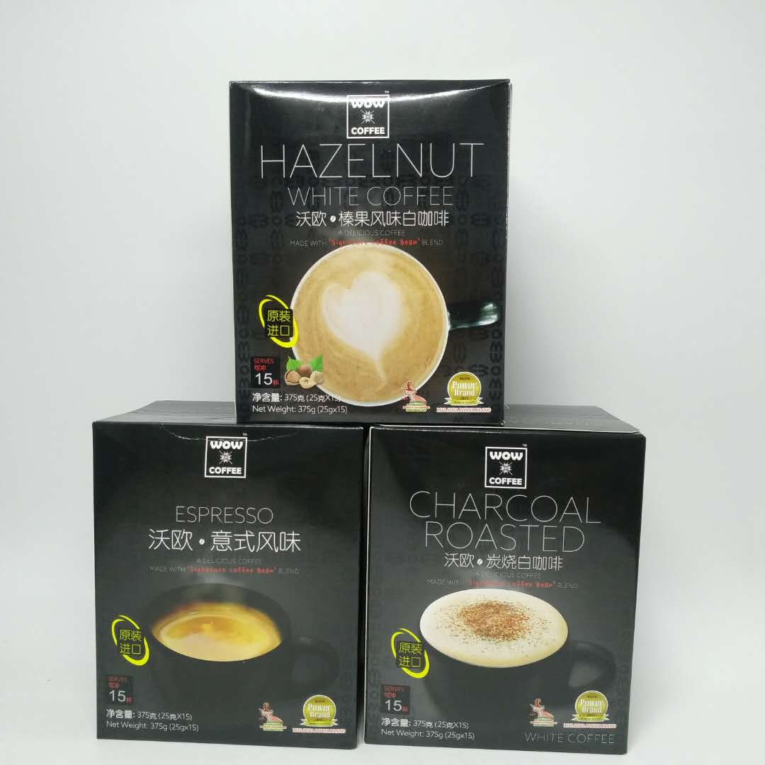 Malaysia Imported wow31 Hazelnut Italian flavor Instant white coffee solid Drinks 375gin the Coffee/Oatmeal/Chongyin , Instant coffee/Coffee beans/Powder , Instant coffee category - from Buy2taobao.com to provide professional Taobao agent buy service
