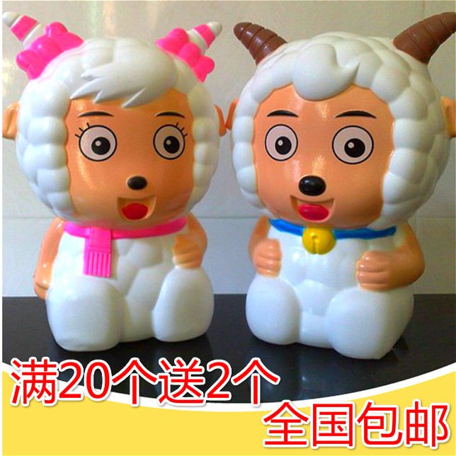 喜羊羊美羊羊兒童可愛超大塑料存錢儲錢罐婚慶小禮品寶貝生日回禮在類目 節慶用品/禮品, 創意禮品, 儲蓄罐中 - 來自Buy2taobao.com提供專業的淘寶代購服務