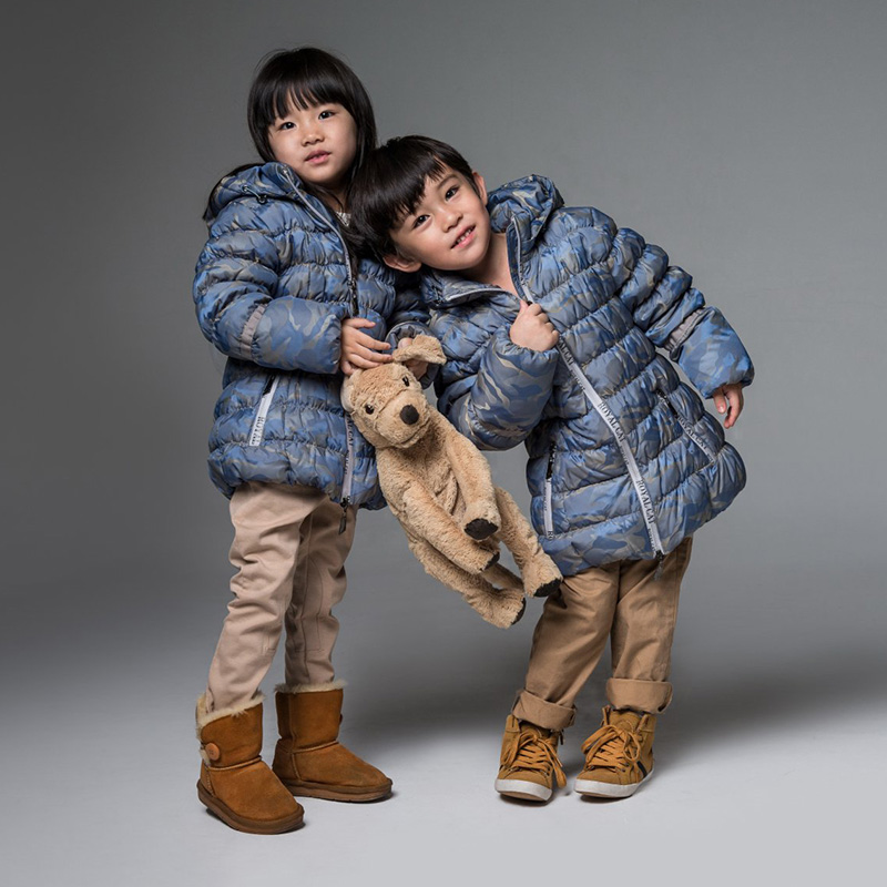 ROYALCAT Switzerland customized series Western style High-end children camouflage Down Jackets Parenting Down Jacketsin the Children/Baby/Family fitted , Feather costumes/Down liner , Down category - from Buy2taobao.com to provide professional Taobao agent buy service