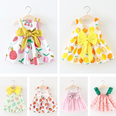 童装女童公主裙0-1-2岁3新款儿童吊带裙子婴儿夏装洋气宝宝连衣裙