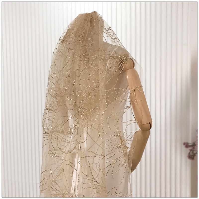Trill Same item Net Red Headdress 2018 new pattern Champagne bride wedding Twinkle Sequins Headdress have cash less than that is registered in the accountsin the Accessories/Leather belt/Hat/Muffler , Wedding dress accessories , Veil category - from Buy2taobao.com to provide professional Taobao agent buy service
