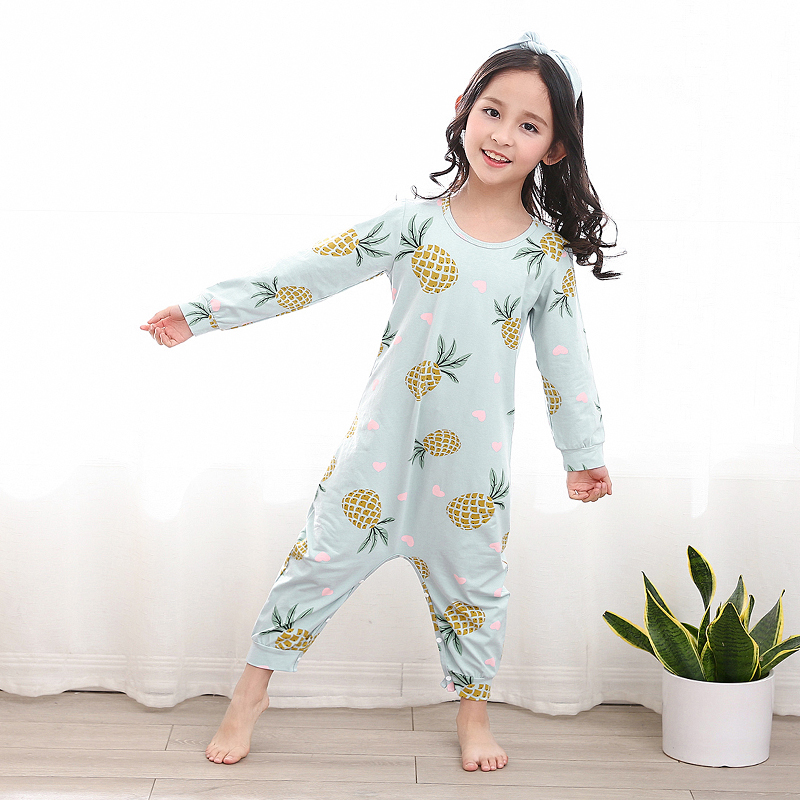 Spring new pattern children Conjoined pajamas baby girl pajamas Cold lovely Home Furnishings Long sleeve pure cotton Thin sectionin the Children/Baby/Family fitted , Children tracksuit , Tracksuit leotard category - from Buy2taobao.com to provide professional Taobao agent buy service