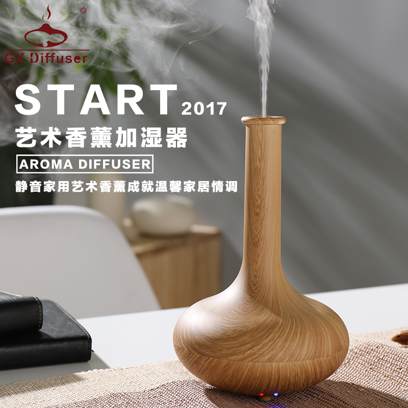 Ultrasonic wave Wood household vase household bedroom Essential oils Mute Spray Electronics Aromatherapy Machine humidifierin the Home accessories , Vaporizer category - from Buy2taobao.com to provide professional Taobao agent buy service