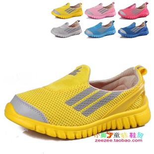  热卖夏季新款童鞋单鞋中小男女童儿童鞋 软底轻便透气跑步鞋