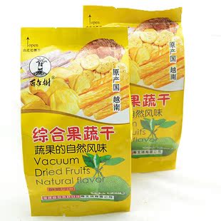  福建特产 百年树综合果蔬干约60g随手包 蔬果的自然风味 酥脆可口