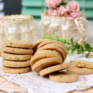  卡蒂思 海苔牛油曲奇无添加健康台湾特产手工饼干超好吃糕点零食