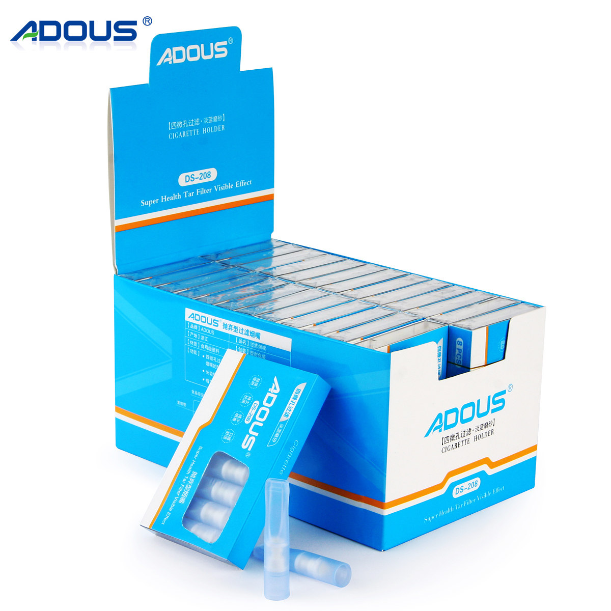 Filtered cigarette holders cigarette holders-disposable cigarette holder to abandon filter genuine love Dou Shi DS-208 Japan