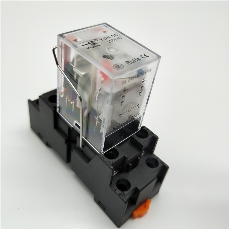 纯银点一佳继电器MY2NJ HH52P MY4NJ HH54P 8脚14脚24v220v380v|ruв категории Цифровые аксессуары, рынок электронных компонентов, электронный элемент, реле - от Buy2taobao.com для оказания профессиональной услуги покупки агента Taobao