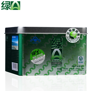  绿A天然螺旋藻精片 0.25g*250粒*4袋  铁盒装 提高免疫力 抗疲劳