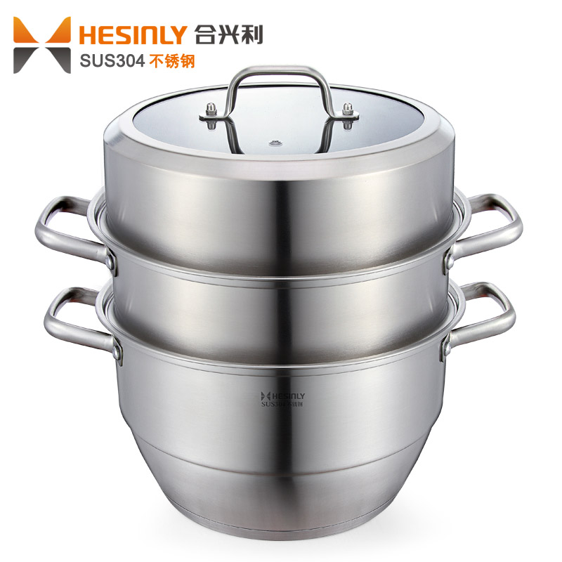 Co Hennessy 304 Stainless Steel 3 steamer three layers household steamer Large Steamers Electromagnetic furnace 30cmin the Kitchen/Cooking utensils , Cooking utensils , Cookware/Pot/Kettle , Steamer category - from Buy2taobao.com to provide professional Taobao agent buy service