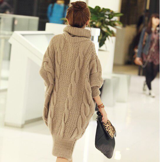 【多图】<em>韩版高领</em>加厚中长<em>毛衣</em> - <em>韩版高领</em>加厚