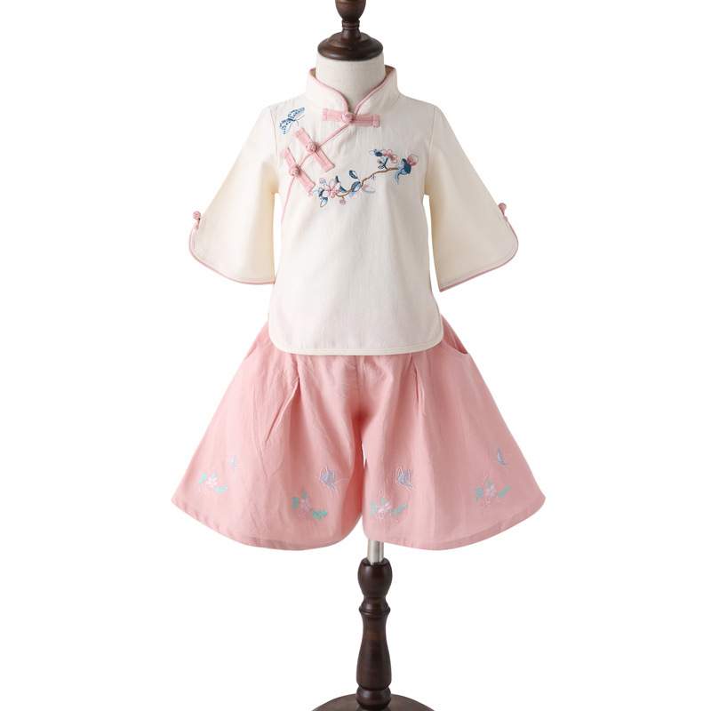 19 children ancient costume girl Hanfu Summer wear Little Girl 61 costume Children's clothing Culotte Children Tang costume Cotton and hempin the Children/Baby/Family fitted , Children's Robes/Costume/National costume , Costume category - from Buy2taobao.com to provide professional Taobao agent buy service