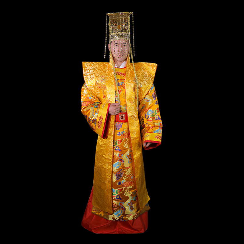 2018新款大汉唐朝皇帝龙袍秦始皇登基服戏服演出服男古装现货特惠在类目 女装/女士精品, 唐装/民族服装/舞台服装, 民族服装/舞台装中 - 来自Buy2taobao.com提供专业的淘宝代购服务