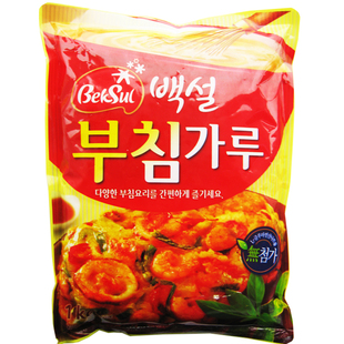  新货特价 韩国进口面粉 CJ白雪牌煎饼粉1Kg 比萨饼/泡菜饼用