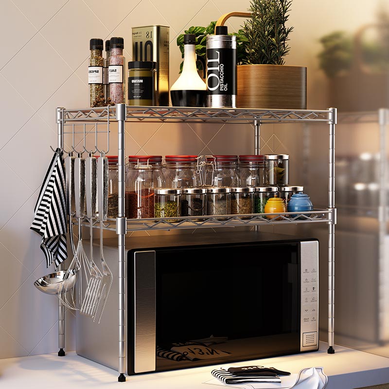 Stainless steel kitchen Shelf Oven rack to ground Metal Microwave Oven Storage rack Storage racks Spice rack Multi-framein the Storage consolidation , Family finishing equipment , Finishing rack/Shelf/Storage Rack category - from Buy2taobao.com to provide professional Taobao agent buy service