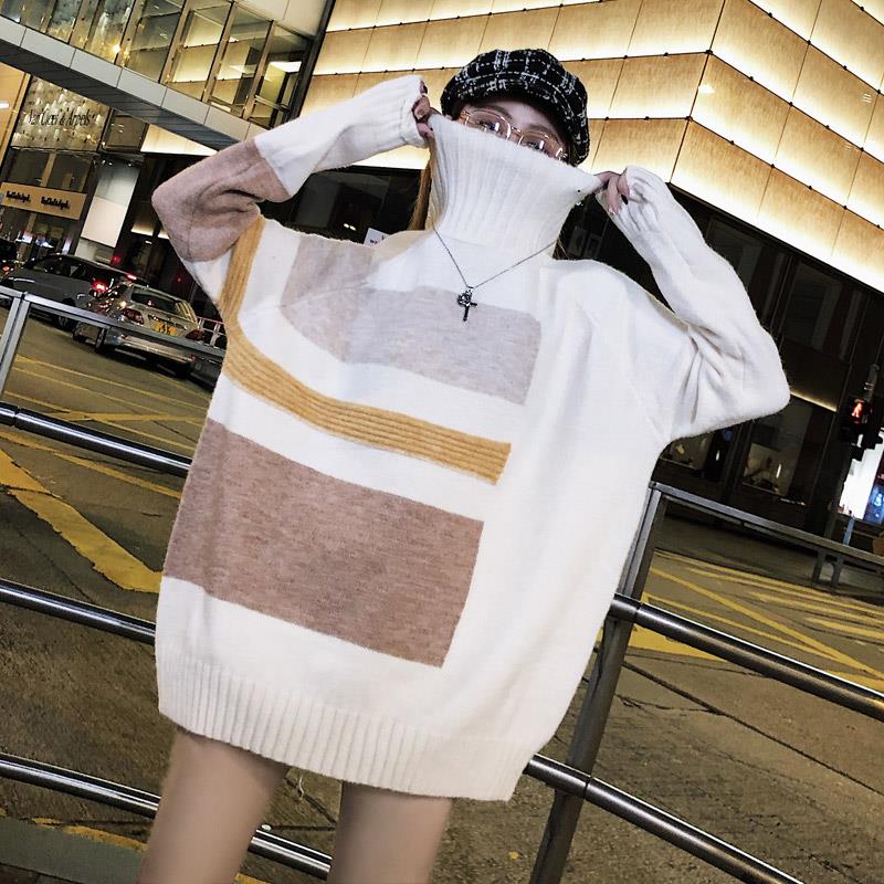 香港潮牌代购原宿bf风港风慵懒风高领毛衣女加厚超火cec宽松套头在类目 女装/女士精品, 毛衣中 - 来自Buy2taobao.com提供专业的淘宝代购服务